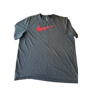 The Nike Tee Basketball Raindrops Mens XXLT Tall Swoosh